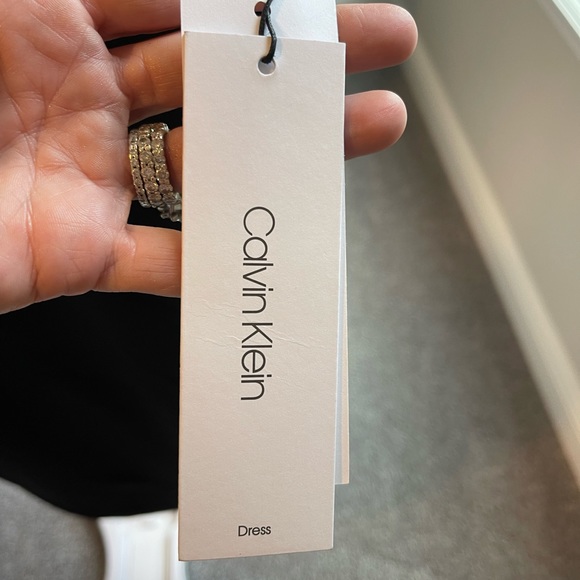 NWT Calvin Klein Rhinestone Embellished Dress - Picture 5 of 5